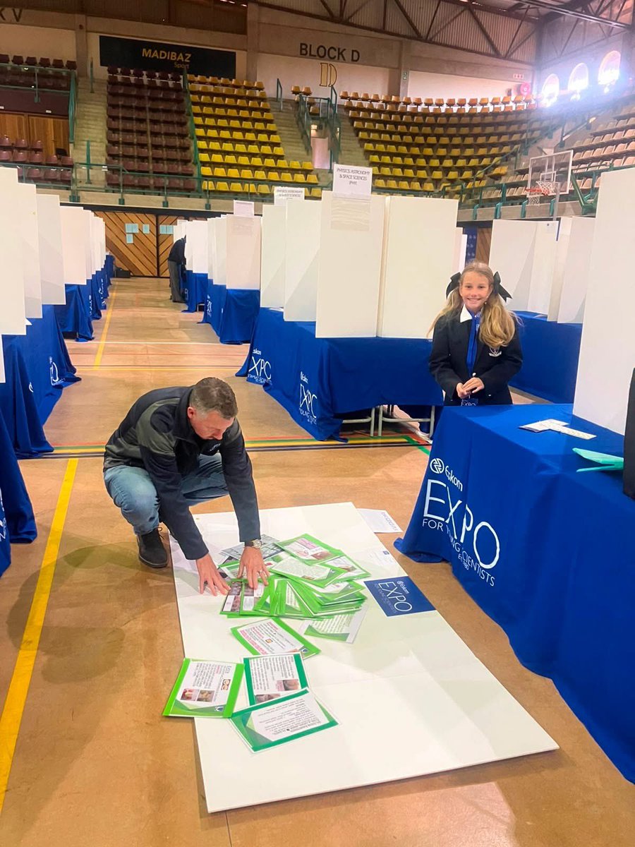 Exposcience's tweet photo. A day of discovery and innovation is underway at the Eskom Expo Port Elizabeth Regional Science Fair, hosted at Nelson Mandela University’s Missionvale Sport Centre.

Come and experience the incredible research projects developed by the region’s talented young scientists during public viewing from 14:15, before celebrating their achievements at the Awards Ceremony at 16:00.

See you there!

#DiscoverEskomExpo #EskomExpo #PortElizabeth #RegionalScienceFair #YoungScientists