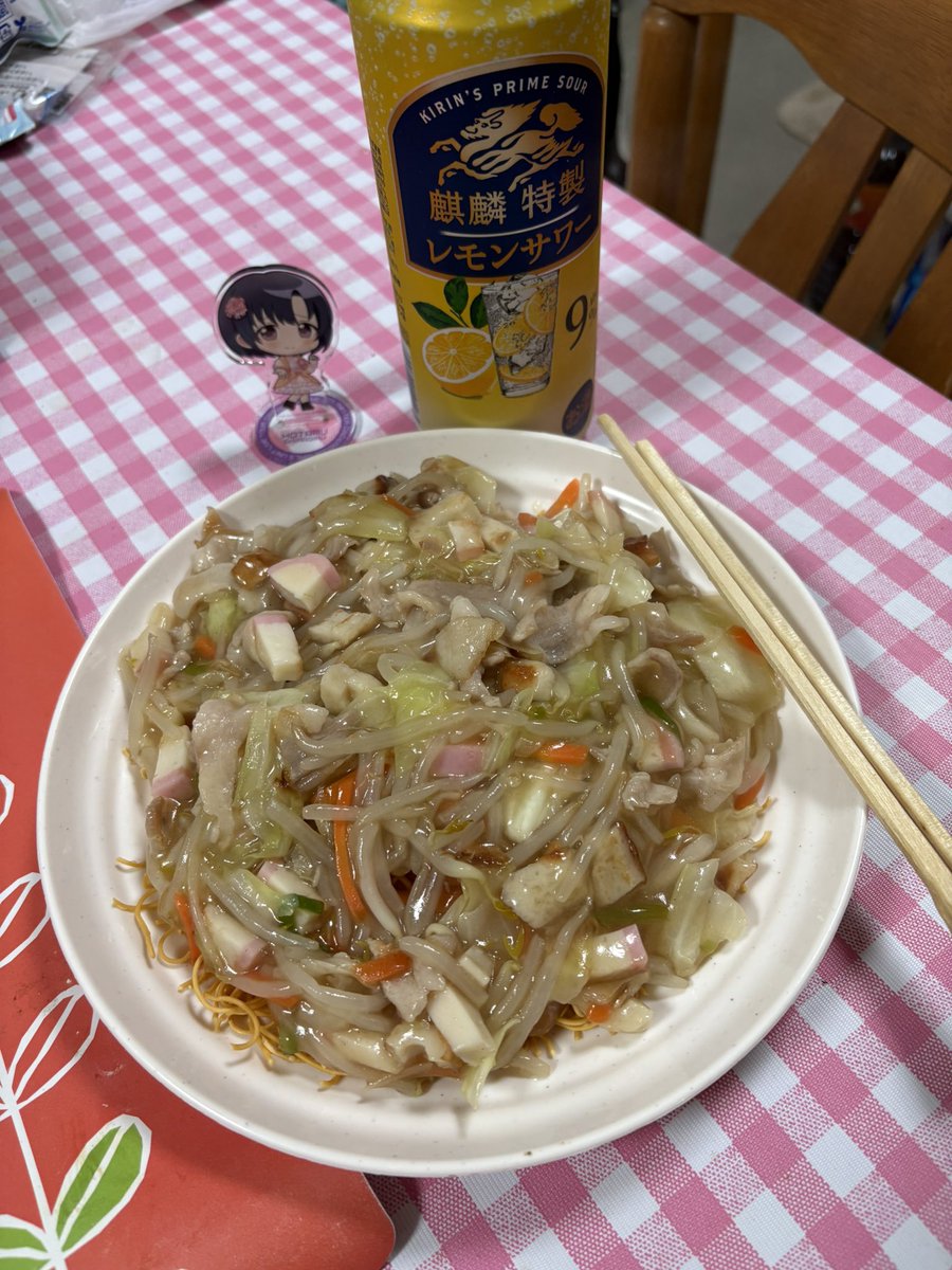 nightrec's tweet photo. まーた皿うどん作ってる…いただきます。 https://t.co/fyouMRLYN9