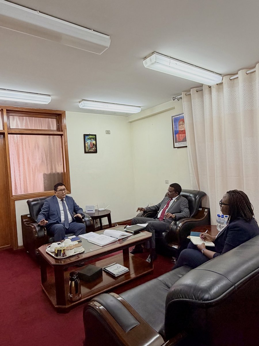 UbaloziAddis's tweet photo. *COURTESY CALL BETWEEN H.E. AMBASSADOR INNOCENT E. SHIYO AND H.E. AMBASSADOR ADYLBEK TULTEMIROV REINFORCES TANZANIA–KYRGYZ REPUBLIC RELATIONS*

H.E. Ambassador Innocent E. Shiyo, Ambassador of the United Republic of Tanzania to the Federal Democratic Republic of Ethiopia and Permanent Representative to the African Union (AU) and UNECA, today received H.E. Adylbek Tultemirov, Ambassador of the Kyrgyz Republic to the Federal Democratic Republic of Ethiopia, who paid a courtesy call at the Embassy.

The two Ambassadors held cordial and productive discussions on ways to further strengthen bilateral relations between the United Republic of Tanzania and the Kyrgyz Republic. They exchanged views on enhancing cooperation in trade, investment, agriculture, tourism, education, information and communication technology, and capacity building, while emphasizing the importance of translating the existing cordial relations into tangible partnerships that deliver mutual benefits to the peoples of both countries.

The Ambassadors also underscored the importance of strengthening political consultations, promoting exchanges of high-level visits, and fostering closer collaboration between their respective Ministries of Foreign Affairs. They reaffirmed their shared commitment to expanding bilateral cooperation and exploring new avenues of engagement in areas of common interest.

On multilateral cooperation, the two Ambassadors commended the longstanding collaboration between Tanzania and the Kyrgyz Republic within the United Nations, the African Union, and other international and multilateral fora. They reaffirmed their commitment to maintaining close consultations on regional and global issues of common interest, promoting multilateralism, *and mutual support for each other's candidatures to international organizations,* on the basis of mutual understanding and reciprocity.

During the meeting, H.E. Ambassador Shiyo, on behalf of the Government and the people of the United Republic of Tanzania, extended his sincere congratulations to the Government and the people of the Kyrgyz Republic on their election as a non-permanent member of the United Nations Security Council for the 2027–2028 term. He noted that this historic achievement marks the first time the Kyrgyz Republic will serve on the Security Council and expressed confidence that Kyrgyzstan will make *meaningful* contribution to the promotion of international peace and security during its mandate, commencing on 1 January 2027.

The meeting concluded with both sides expressing their determination to further strengthen the longstanding friendship and cooperation between the United Republic of Tanzania and the Kyrgyz Republic for the mutual benefit of their peoples.