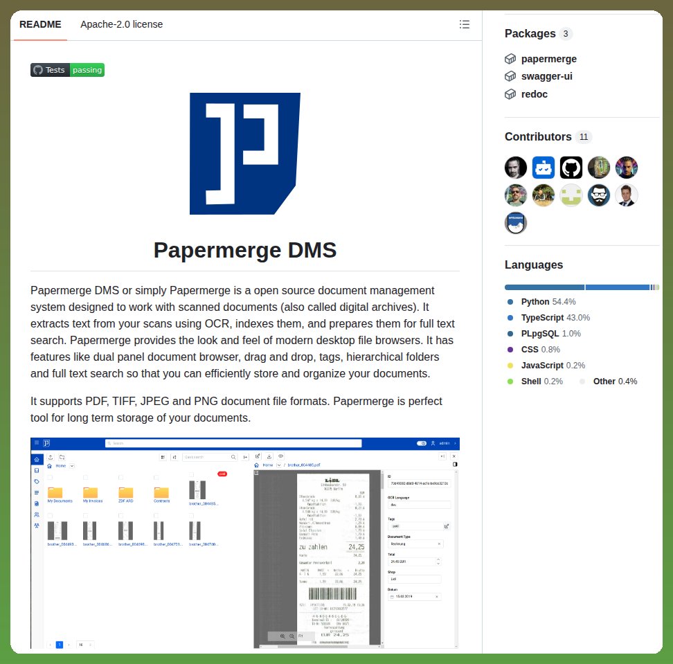 tom_doerr's tweet photo. Papermerge is an open source document management system that extracts text from scanned PDFs and images using OCR, enabling full text search and organization within a web-based file browser.

https://t.co/Sc45YBdrDr https://t.co/dLCLTMlg9N