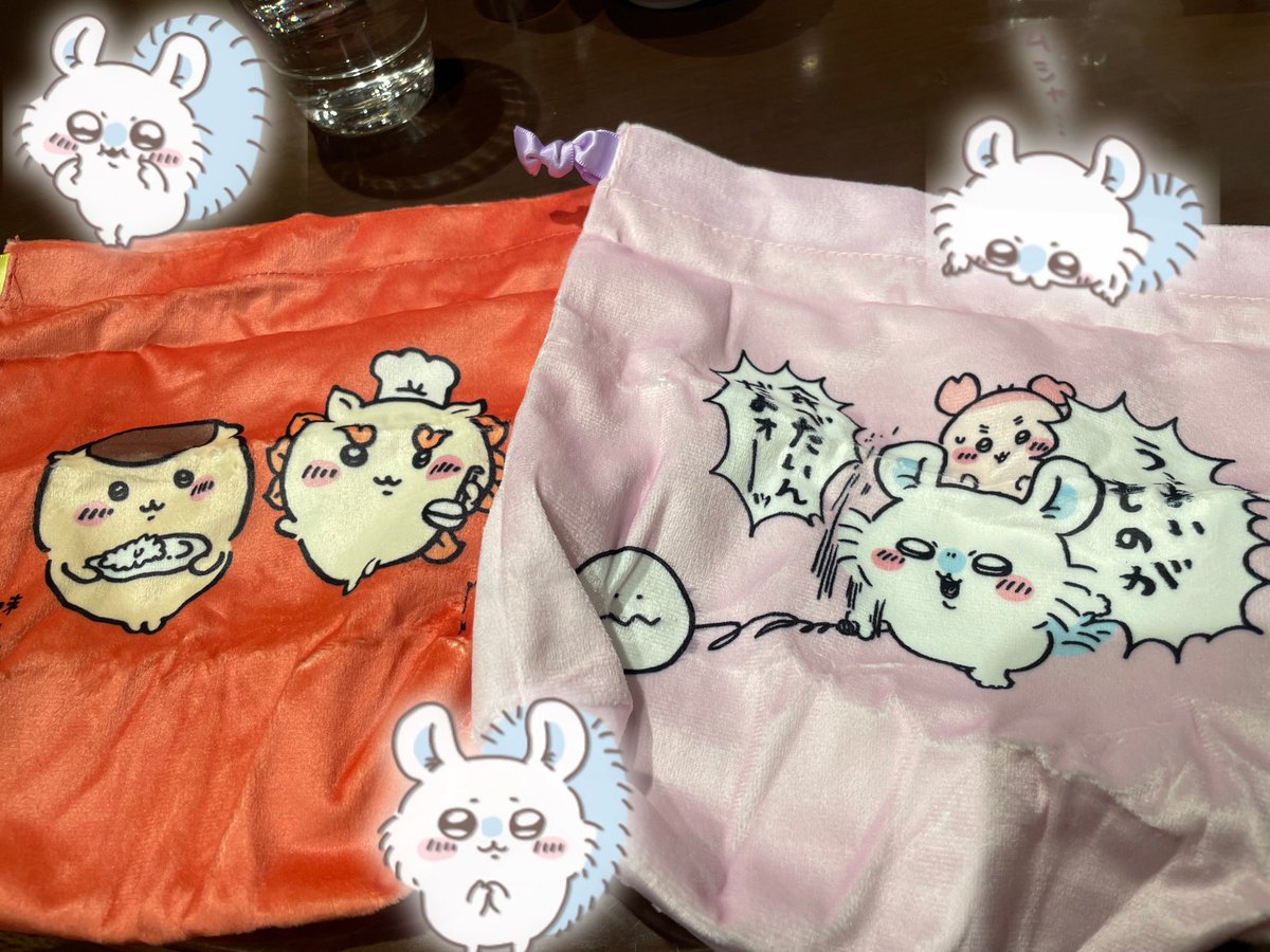 mayu11chiikawa's tweet photo. お姉さんがモモンガ交換してくれて無事に推しゲットすることができた🥺❤️❤️❤️

大切にします😆✨

この巾着ポーチも可愛いすぎる…
グッズ可愛いの多くて困る……🥹🥹 https://t.co/iQ0hyED8kq