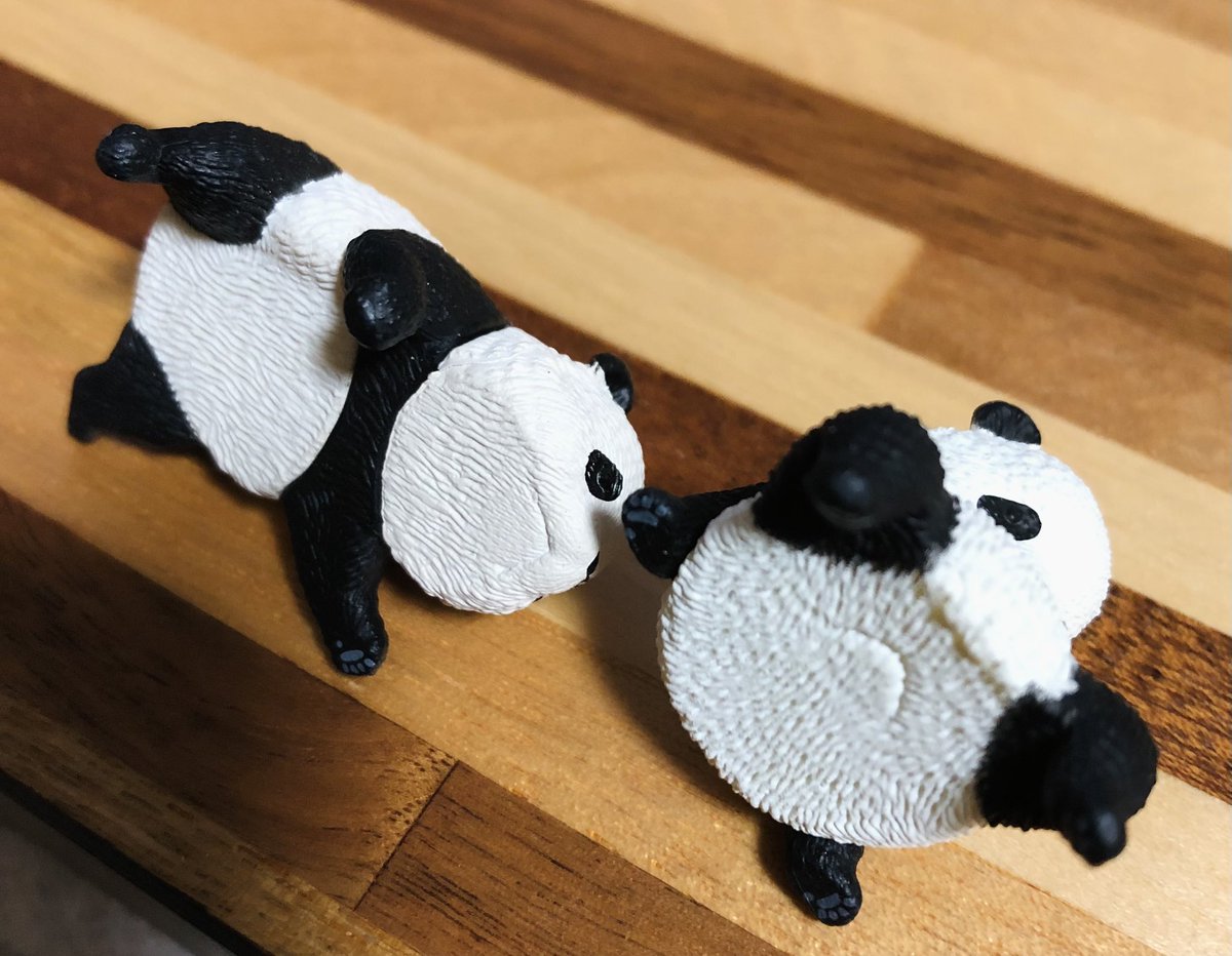 ゆうきぱんだ ふちやすみシリーズのパンダあった！これ200円とは思えないクオリティ