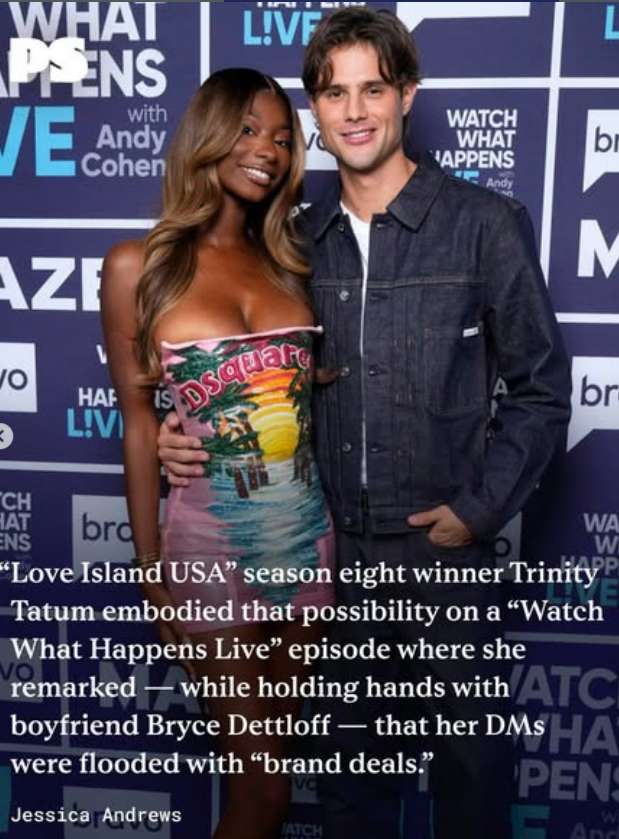 bjpsgyal's tweet photo. I love this Pop Sugar post, people need to stop projecting their limiting beliefs onto Trinity...career and love she can have both #TrinityTatum 👏🏾 https://t.co/IIhdDc3Mu1