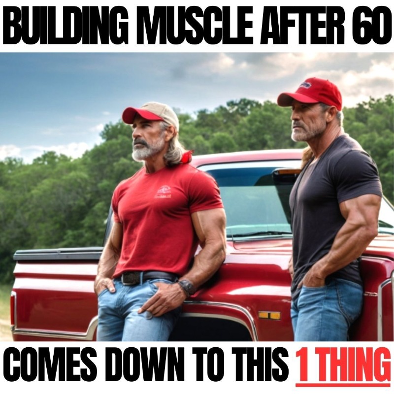 apexlabora77146's tweet photo. BREAKTHROUGH DISCOVERY: “ANYONE ON GOD'S GREEN EARTH can build major muscle after 50.” 💪 Click Below To See How It Works ->