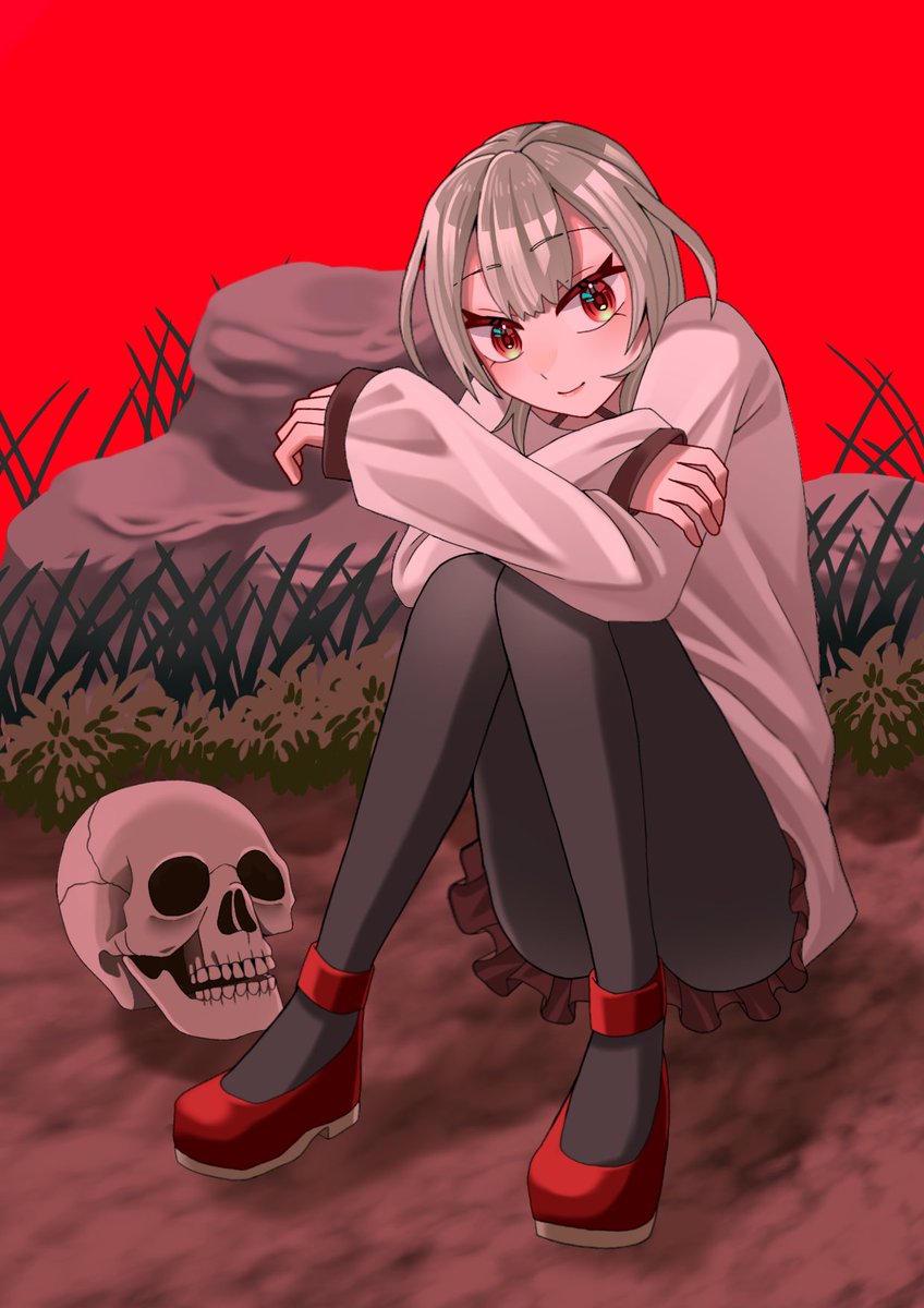 poroporonukege's tweet photo. #イラスト
#創作
野晒ししゃれこうべ https://t.co/6gyD7kCWuy