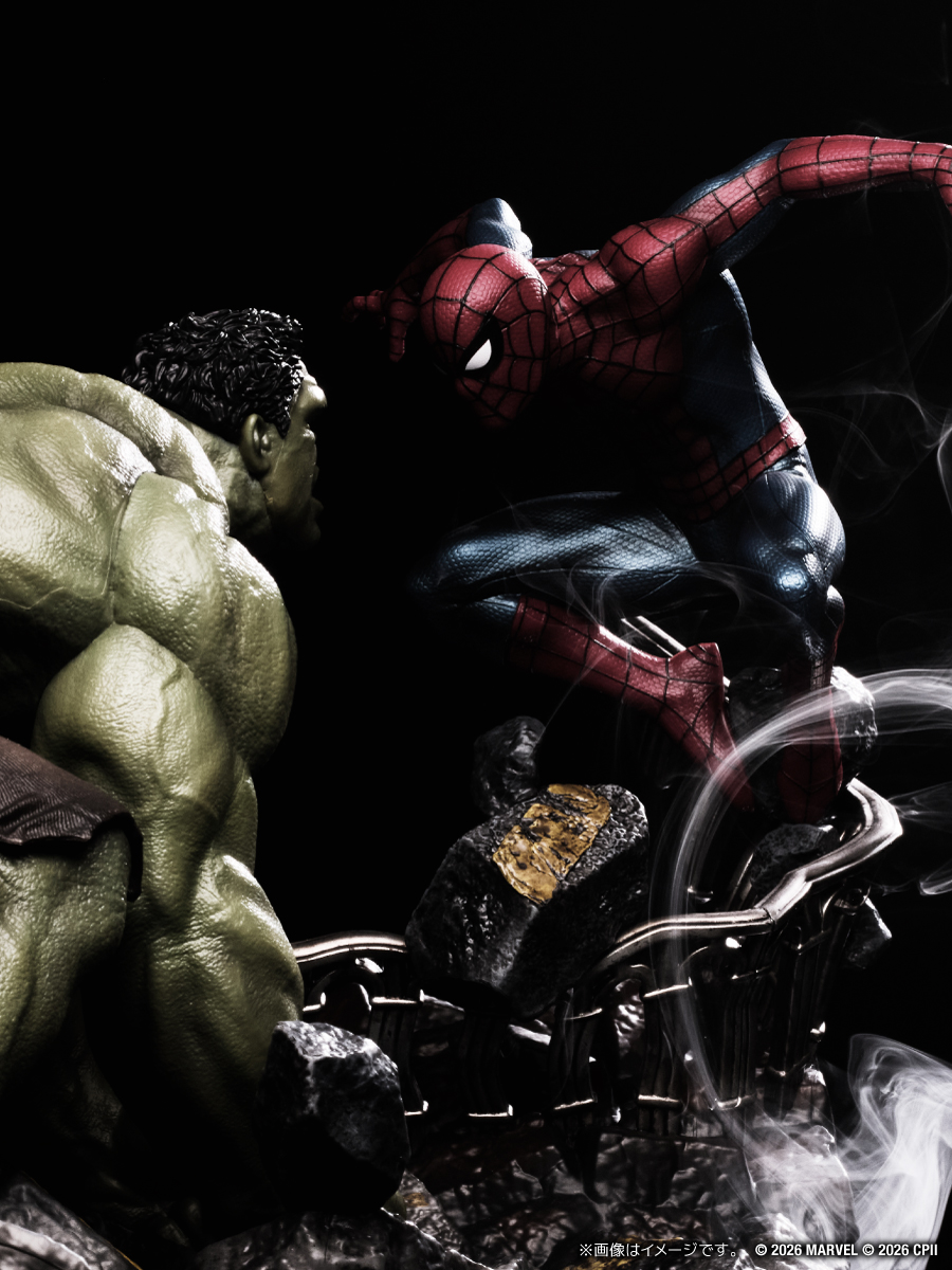 HappyKuji's tweet photo. 🤟━ 🔴 BRAND NEW DAY 🔵 ━🤟
映画観てきました！🍿✨

映画の興奮冷めやらぬ中、
#Happyくじ  / MARVEL『#スパイダーマン ：ブランド・ニュー_デイ』のLast賞をご紹介！🔥
スパイダーマンとハルクの激闘ジオラマは圧倒的存在感✨️

📍詳細は以下でチェックしてね👀🌟
https://t.co/vvolp8wWf8

#ハピくじ #MARVEL
