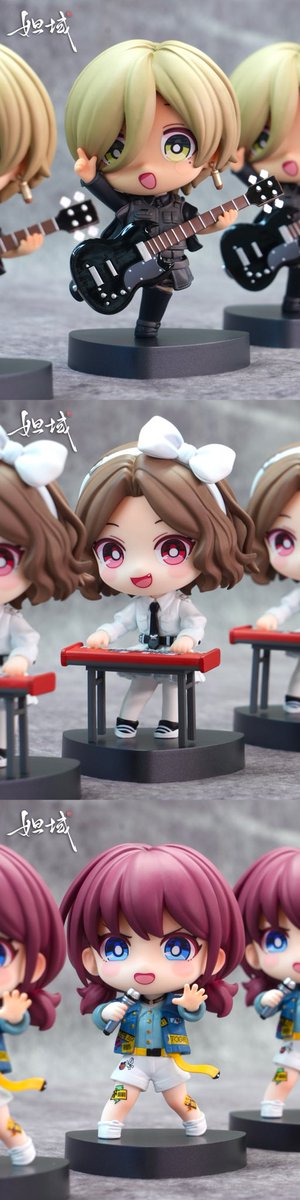JIMEIPALACE's tweet photo. DAYU | 《GIRLS BAND CRY》Q Version Figurines. Shipment Ready Soon!!Sneak peek! Series 2 of Q Version Figurines is underway. Stay tuned~

#dayu #gbc #ガールズバンドクライ #figure https://t.co/Sp6i2VCnl8