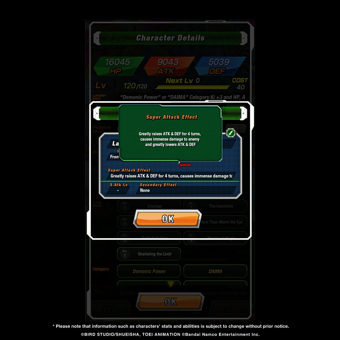 dokkan_global's tweet photo. First-hand information on UR [Key Figure of the Demon Realm Journey] Panzy's stats! https://t.co/EbMwyGM2hS