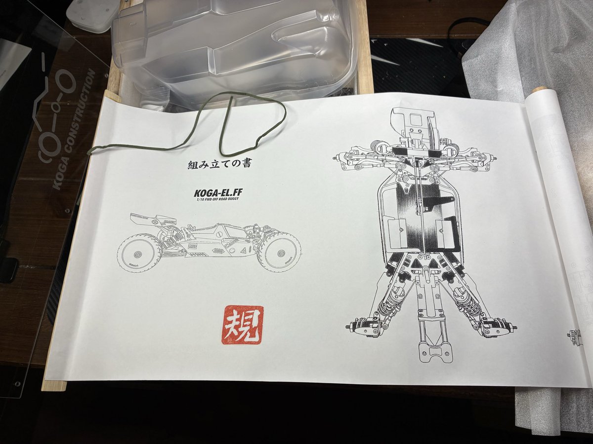 LX5OI3tw1POM0l1's tweet photo. 中学時代、自作FFバギーマシンが全日本選手権を騒がせてた頃、見よう見真似で自分もオプティマのパーツとFRP板で、自作FFマシンを製作。その当時通ってたサーキットには、FFマシンの先駆者的存在の古賀さんもいらしてて、ダメ出しをいただいた記憶が…😅そして、この度KOGA-EL-FFを入手🤣
#kogaelff https://t.co/57l2lj5Tb9