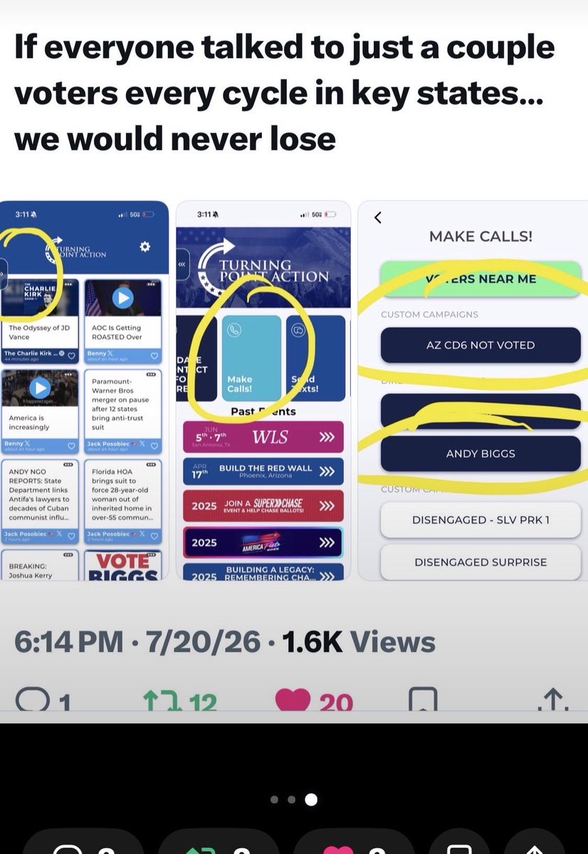 BallotChaser's tweet photo. Zoe reminding you “ Unengaged Voters”  or “ New Voter” to get with the program this election cycle and Vote Republican down the ticket.    #ChaseTheVote #TPAction #TPUSA  #TylerBowyer #RegisterToVote #AndyBiggs #ArizonaCrush 2026 ‘ KNOCK KNOCK RING RING TEXT TEXT VOTE ! https://t.co/LyQPQ0spdd