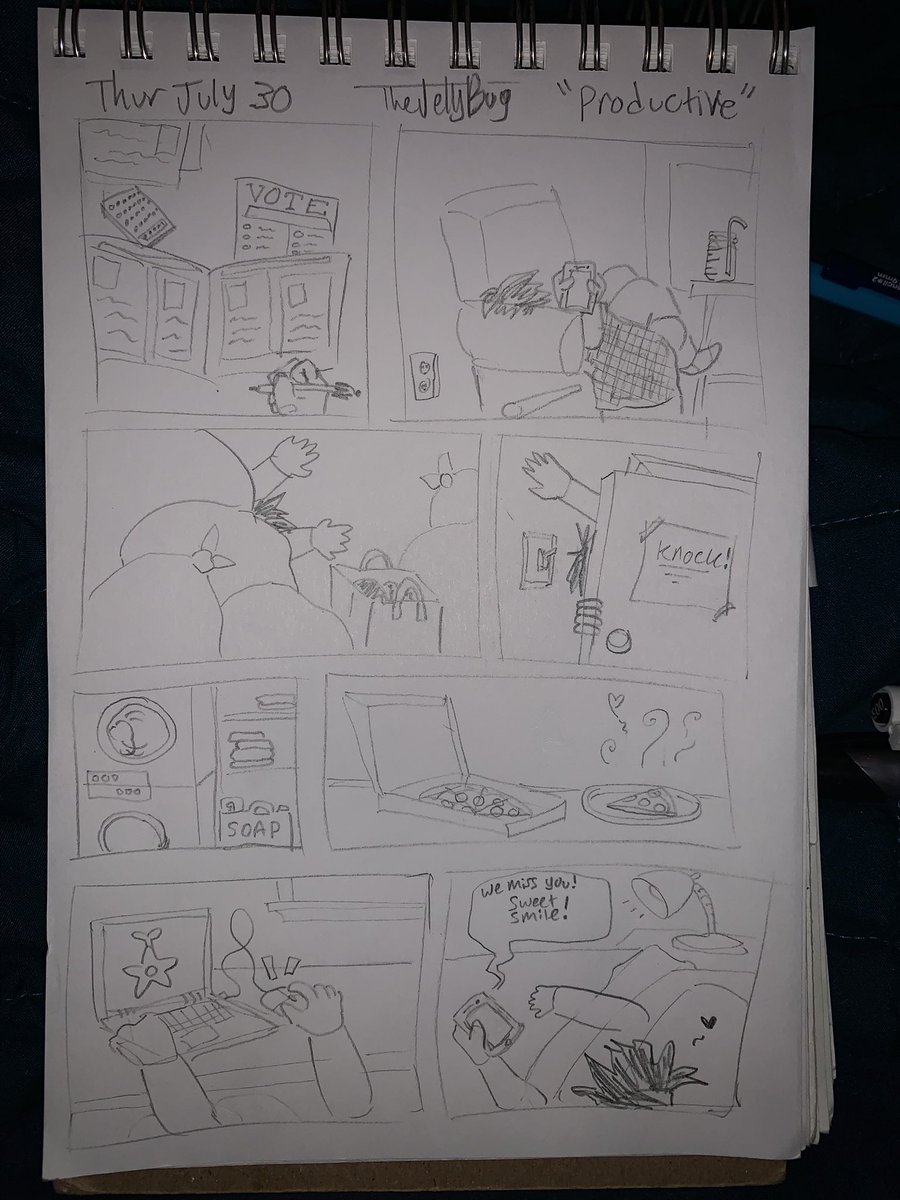 TheJellyBug's tweet photo. “Productive”
A comic of my day :]
#comic https://t.co/1tNXQST7XR