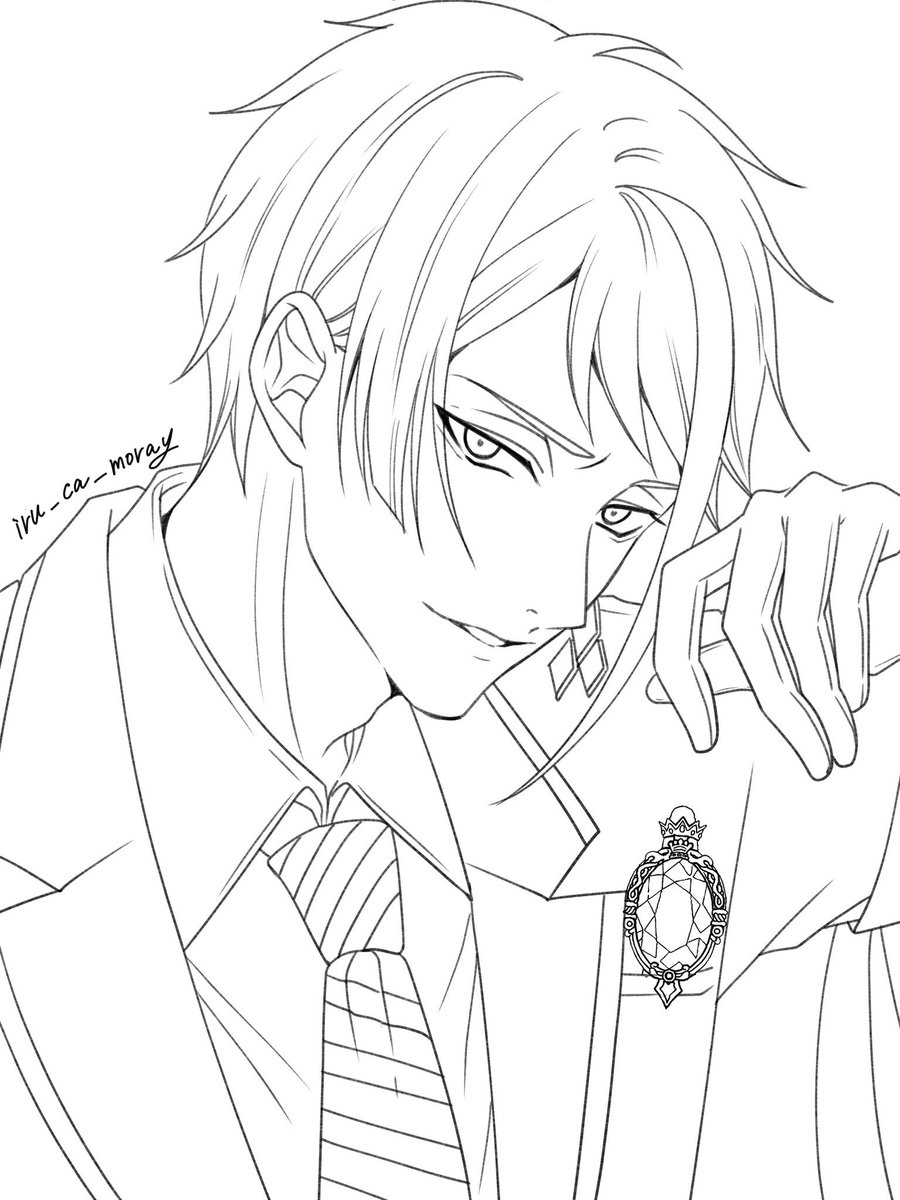 iru_ca_moray's tweet photo. 線画です

誰でもご自由に塗って遊んでください🎨
(線描き足したり、消したりオッケー👌) https://t.co/BjKNFO2xGS