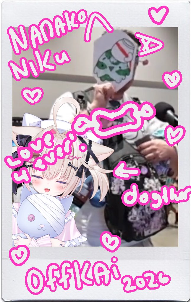 dagronSR's tweet photo. A very cute Cheki made by @NanakoNiku 

Picture is from our meet n greet during #OffkaiGen5

It was a pleasure to say hi to you again! Surely I was less nervous this time! 😌 https://t.co/8qODAYepyi