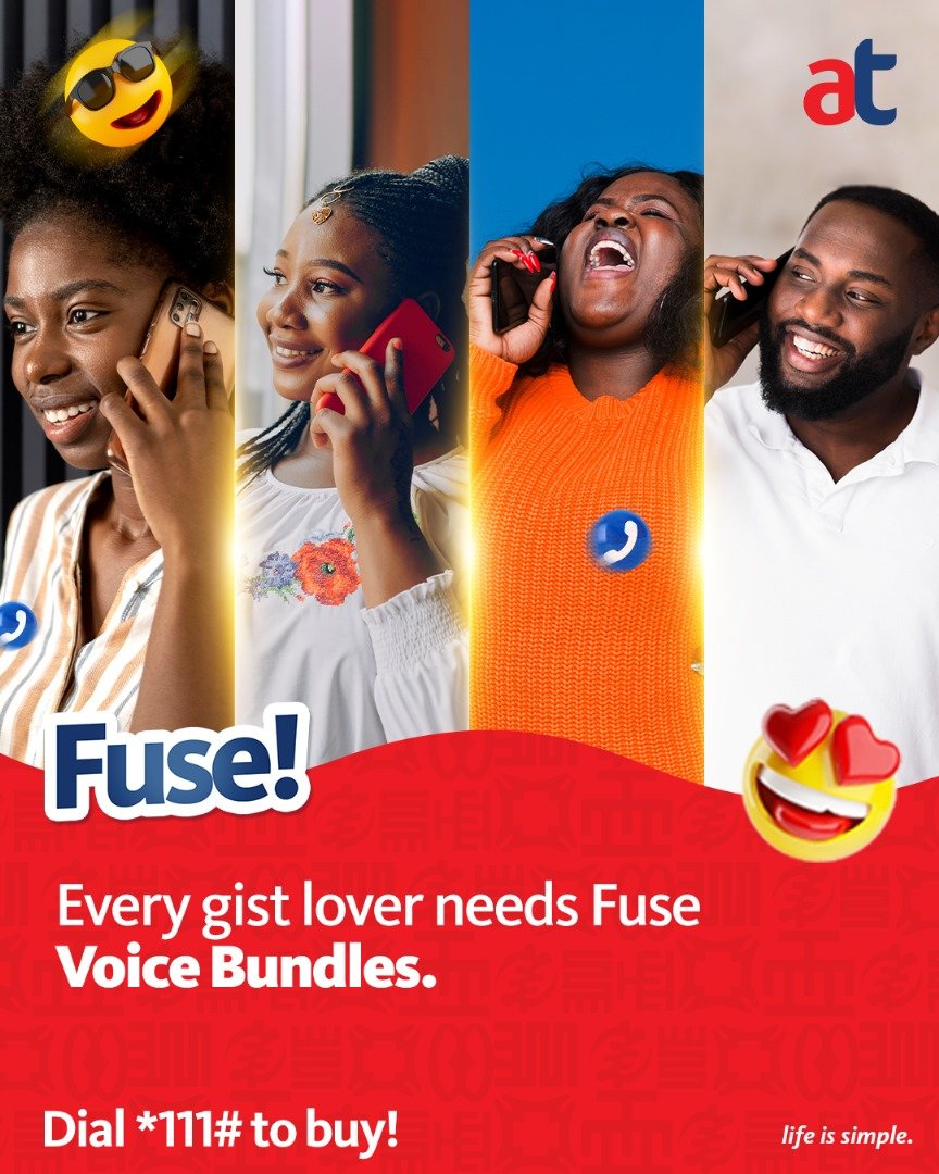 theatghana's tweet photo. All that juicy gist cannot stay in your stomach, get fuse voice bundles to vibe your paddies today. Dial *111*2# now.
#AT #lifeissimple #Fusebundles #simplicityworks #GetATnow https://t.co/83k49IR4NO