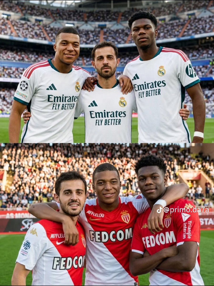 FootyHumour's tweet photo. Real Madrid really watched Monaco’s 2016/17 team and decided to rebuild it one player at a time. 😭 https://t.co/Ay9JTq6z95