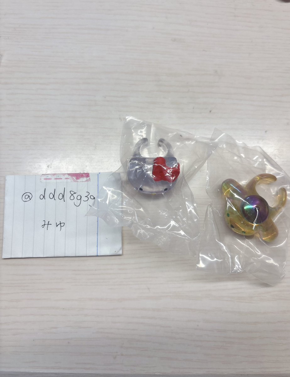 ddd8g3g's tweet photo. サンリオ  ファッションリング オーロラコレクション  ガチャガチャ ガチャ 交換

【譲】キティ(クリア) ポムポムプリン（オーロラ）

【求】マイメロ（クリア）（オーロラ）

福岡市内での手渡し又は、郵送での交換希望です📮𓈒𓂂𓏸
検索からお気軽にお声かけください🎀 https://t.co/qPX3RyFgRO