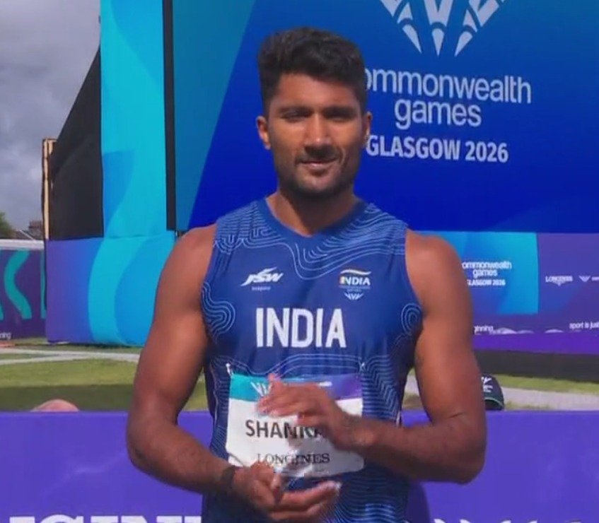 the_bridge_in's tweet photo. #News | Tejaswin Shankar finished second in the men's decathlon 110m hurdles at #Glasgow2026. 🏃♂️🇮🇳
The Indian athlete clocked 14.41s to earn 922 points from the event. He remains second overall with 5,261 points after six of the 10 events.
#Atheletics #CommonwealthGames2026 https://t.co/HOB16BZcWH