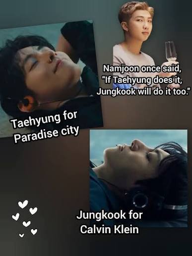 GlitzLuxe63994's tweet photo. Let me remind u, Jungkook copies everything Tae does. And even members mentioned it.
But  he is not well educated so https://t.co/RliNIesKkF