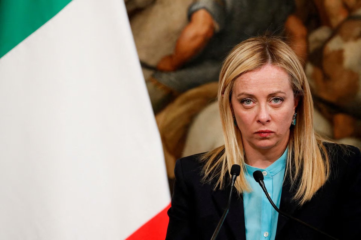visegrad24's tweet photo. 🇮🇹 Meloni says Spain should be suspended from the Schengen zone

Italian Prime Minister Georgia Meloni called for Spain’s suspension from the EU’s visa-free Schengen travel zone after thousands of migrants invaded the Spanish exclave of Ceuta adjoining Morocco.

 “We are in the process of bringing together the competent bodies and, once these meetings are over, we are ready to act, including through exceptional measures… such as suspending the Schengen agreement with Spain,” says Meloni.