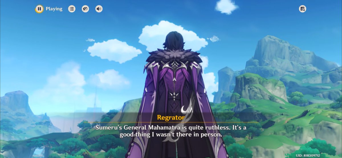 cynoimpact's tweet photo. cyno characterization is at a very sweet spot for me right now because yes they will constantly remind you of his bad jokes on a casual conversation but rest assured in his next major appearance with high stakes he WILL aura farm like no other https://t.co/0Tl7vPsCKC