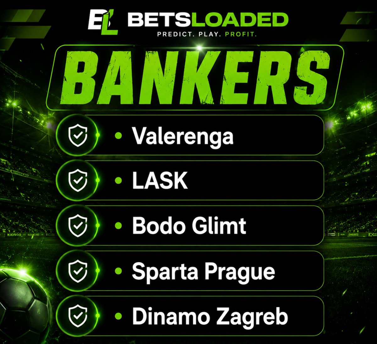 betloaded's tweet photo. Top teams to win today 💪💪 https://t.co/RukZuipqsE