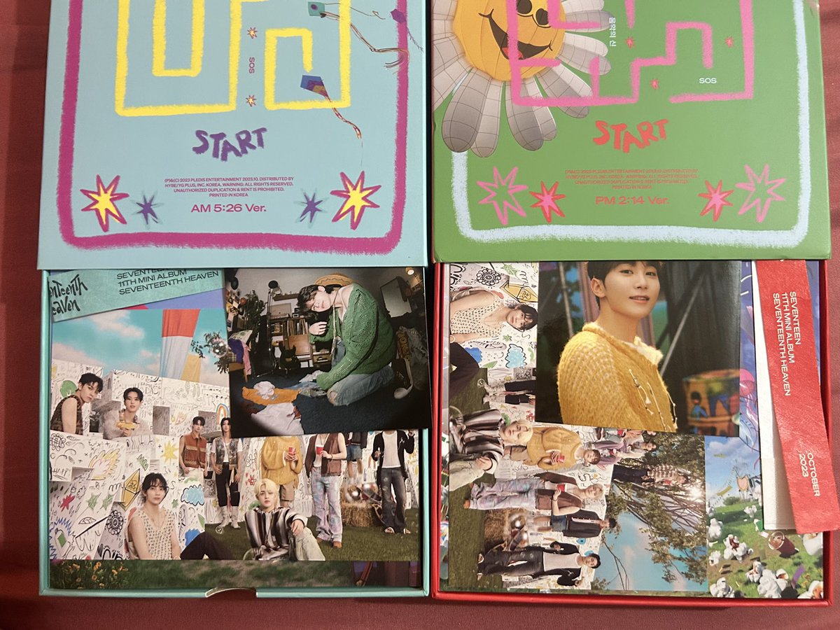 cheolouna's tweet photo. WTS/ LFB

250 SET ONLY
Heaven 2:14PM ver.
Heaven 5:26AM ver.

Inclusion 2:14 (Complete Inclusion except pc)
Inclusion 5:26 (No paper art kit and pc)

•x sensi (5:26 has outbox back minimal flaw)
•dm or reply 
•payo or 3days dop 

💸: gcash/maribank
🚚: jnt https://t.co/NbUNpULKiy