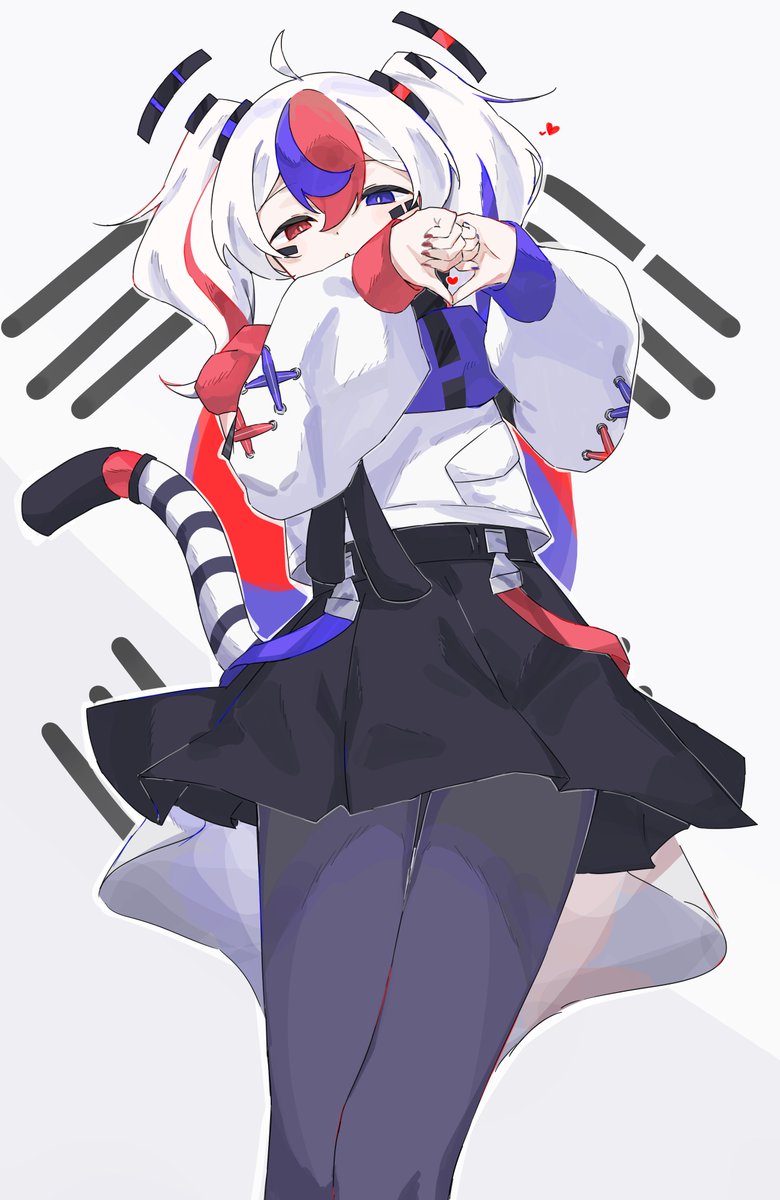 aGi_3u's tweet photo. ２.韓ちゃん

#国旗娘 https://t.co/JSlhrtuyDA