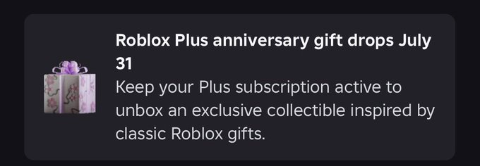 elianbbb's tweet photo. Roblox Plus giftbox is opening today.
What do you think it is?
#roblox https://t.co/qCsUOC7TAK