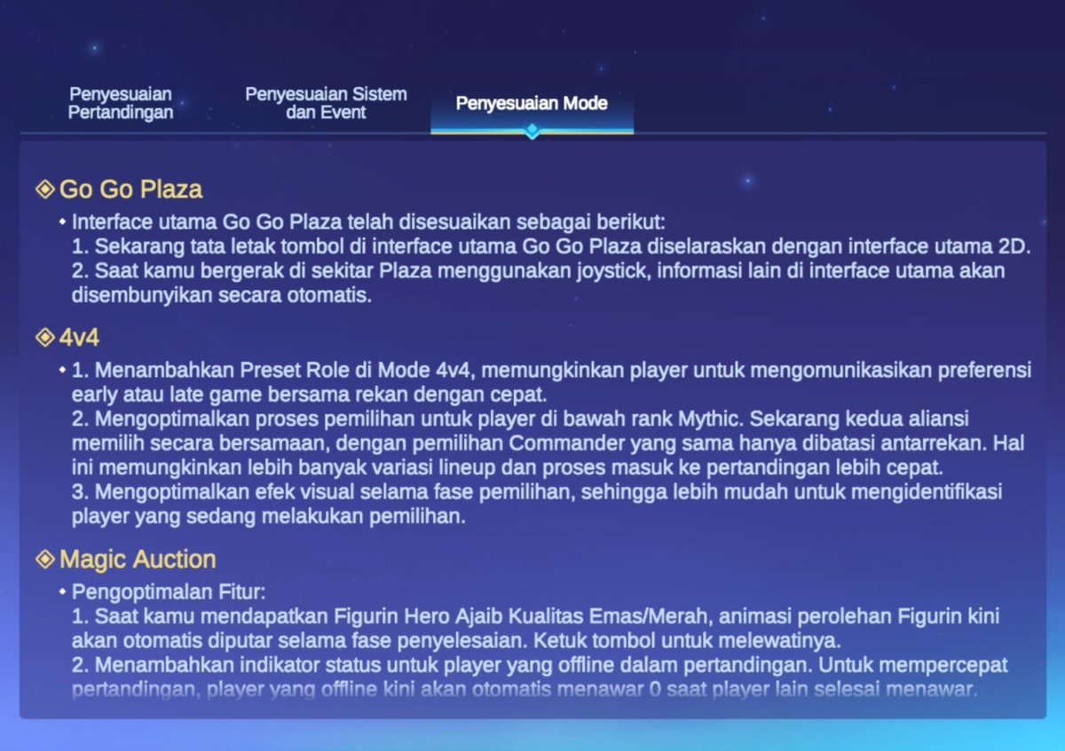MFatih098's tweet photo. Update Advance Server 31 Juli 2026 part 2

#mcgg #update #advanceserver #magicchessgogo https://t.co/uL51Vfnr2O