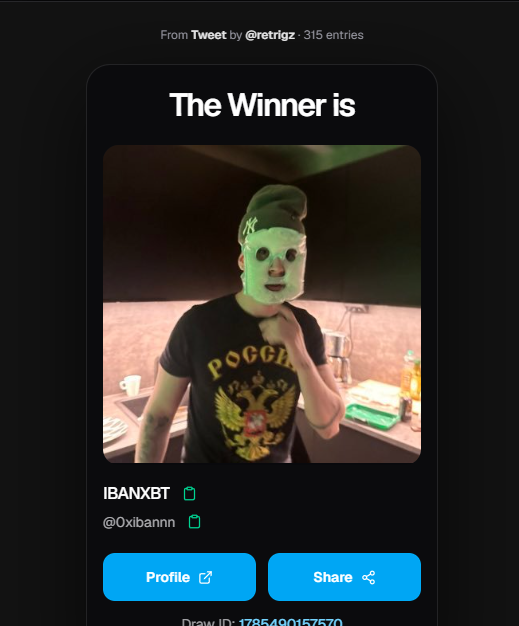 retrigz's tweet photo. Congrats @0xibannn 

send your solana wallet 🙂 https://t.co/g30INiYyiz