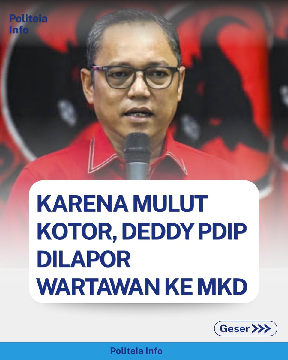 BarakudaTempur's tweet photo. Bukan soal kritik biasa. Deddy Sitorus buang kata "kayak sirkus" di tengah rapat yang diliput wartawan. Mereka merasa dihina. Diminta minta maaf? Ditolak mentah-mentah. KWP langsung bawa ke MKD. 

#MulutKotorDeddy #DilaporWartawan #MKD #DeddyPDIP #TanggungJawab https://t.co/EKFblvP1aY