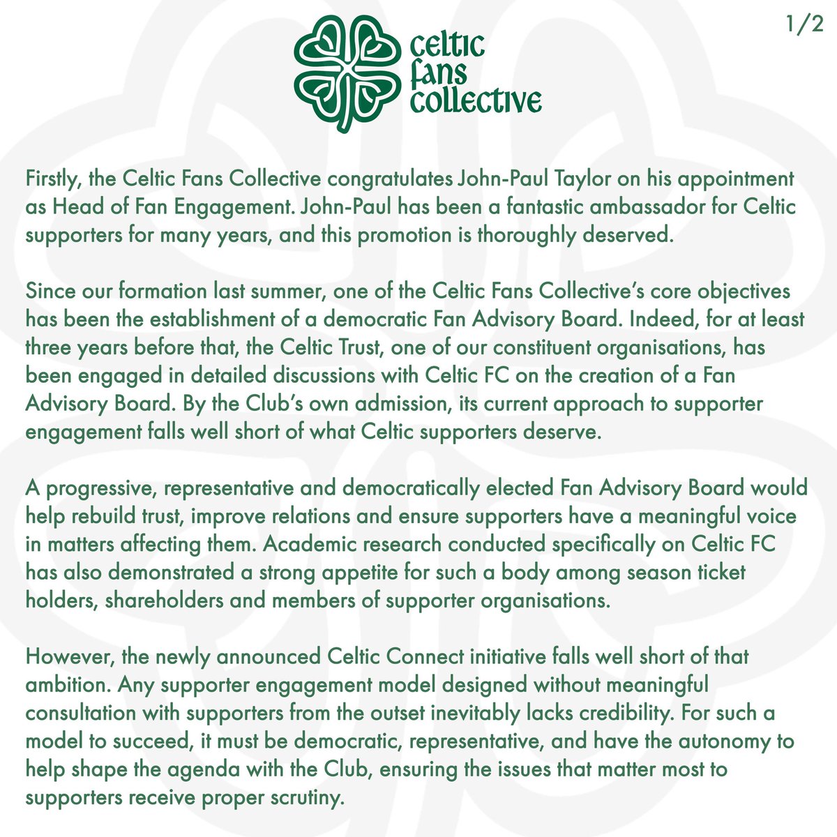 CFC_Collective's tweet photo. Fan Engagement Update https://t.co/vnj2ioQyrc