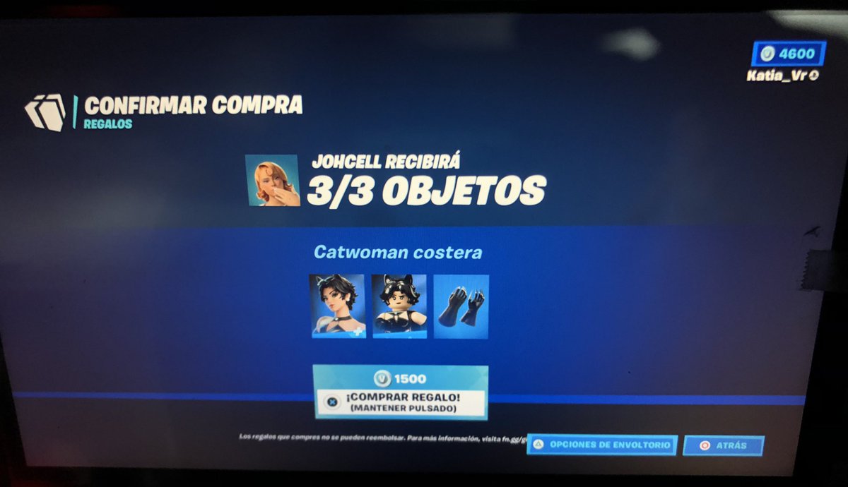 johcell's tweet photo. @Jorge_Most Comprando la skin de Catwoman Costera con tu código Jorge. Gracias por dedicarnos tiempo. Salúdame… https://t.co/7ZqsNsDssU