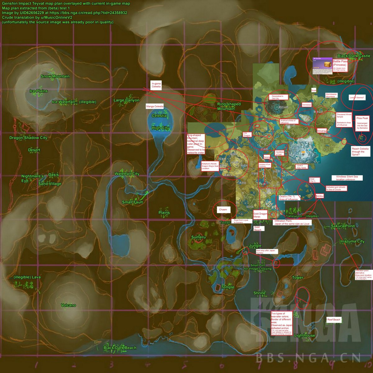 Sateliights's tweet photo. remember when WE YES WE ALL thought that this is what the full map of teyvat would look like https://t.co/CSPY9XBRPf