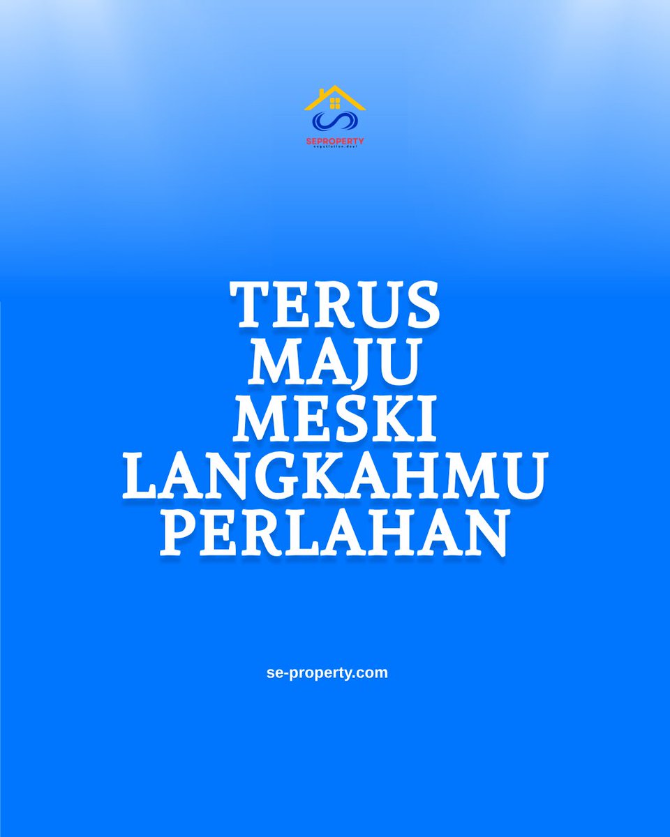 Semasa_Property's tweet photo. Terus maju meski langkahmu perlahan. 

Tidak semua perjalanan harus ditempuh dengan cepat, yang terpenting adalah tetap bergerak. 

Percayalah, setiap langkah kecil hari ini sedang membawamu lebih dekat dengan tujuan.
.
#motivasihidup #katakatabijak #inspirasihariini #seproperty https://t.co/5Bh5WeQ8D3