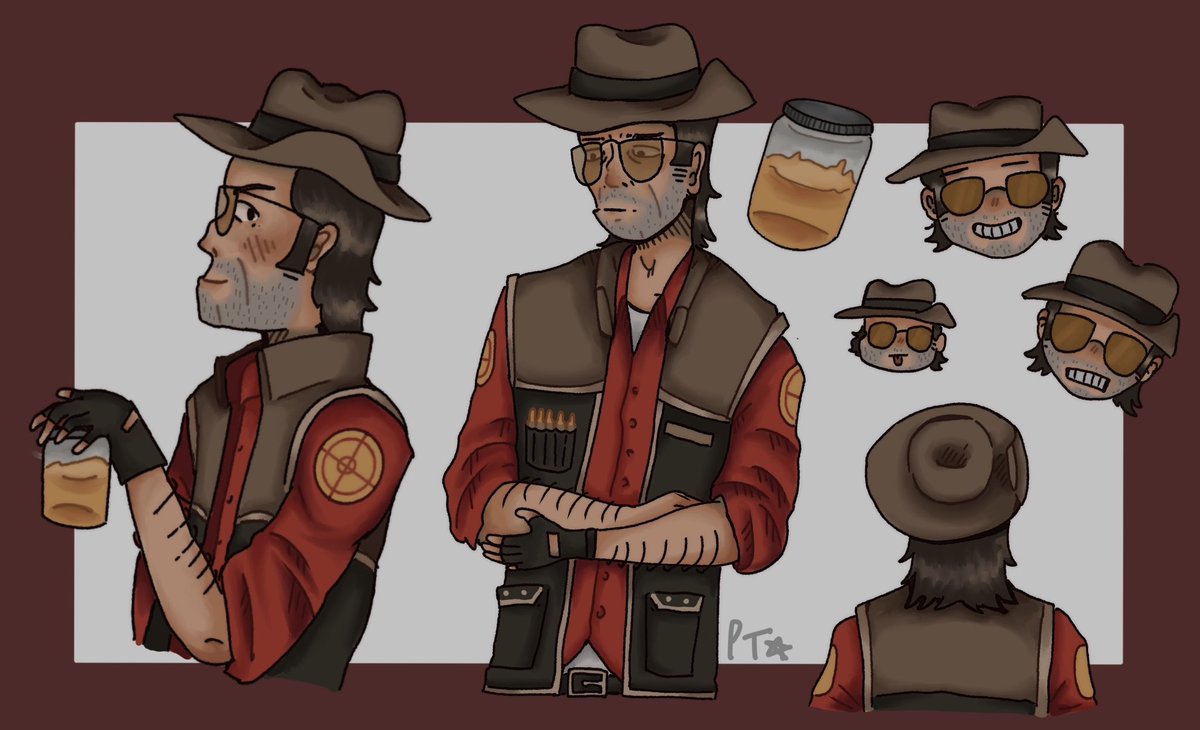 phantomtears11's tweet photo. sniper piss #tf2sniper #tf2fanart #tf2 https://t.co/cLpZF6I8a2