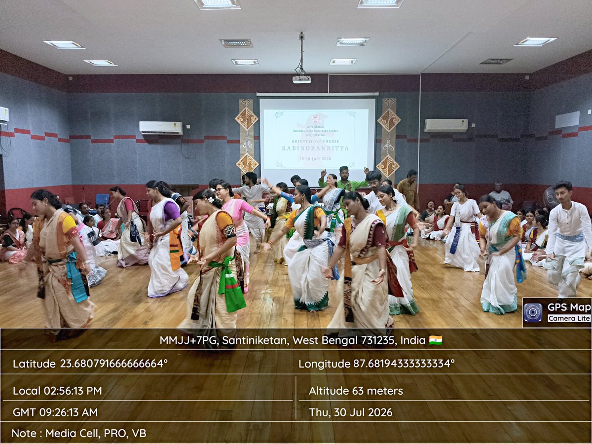 VisvaBharatiPRO's tweet photo. Celebrate the philosophy, aesthetics, music, dance, and rich legacy of Rabindranritya.
Venue: Rabindra Sangeet Gabeshana Kendra, Sangit Bhavana, Visva-Bharati, Santiniketan
#rabindranritya #RabindranathTagore #VisvaBharati #santiniketan #DanceHeritage #IndianClassicalDance
Ministry of Education