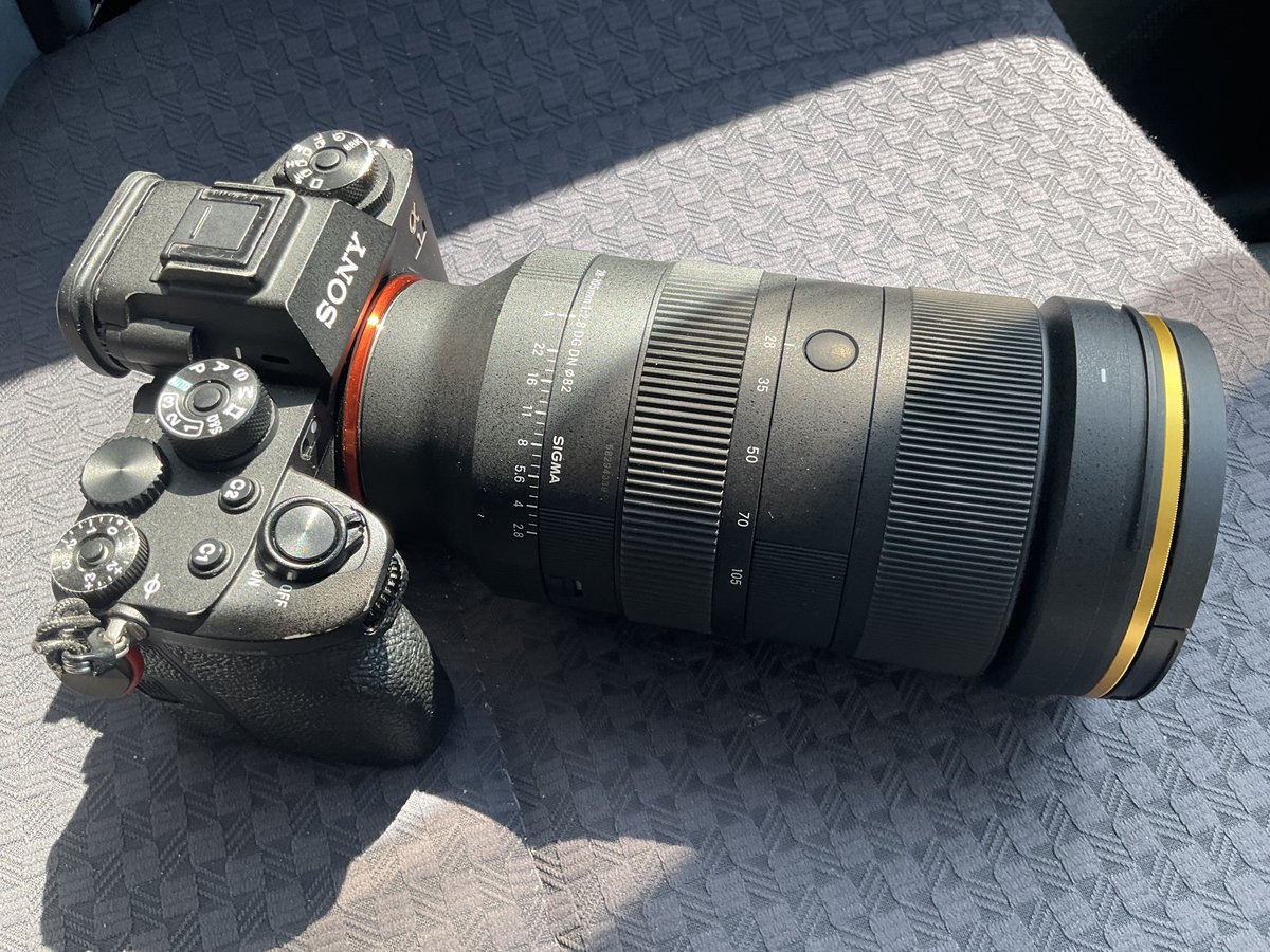 rinc7600's tweet photo. 帰宅。レンズ届いてたので装着📸
Nikonの金フィルター付けたらめっちゃ格好いい👍✨ https://t.co/Wpd50lclFK