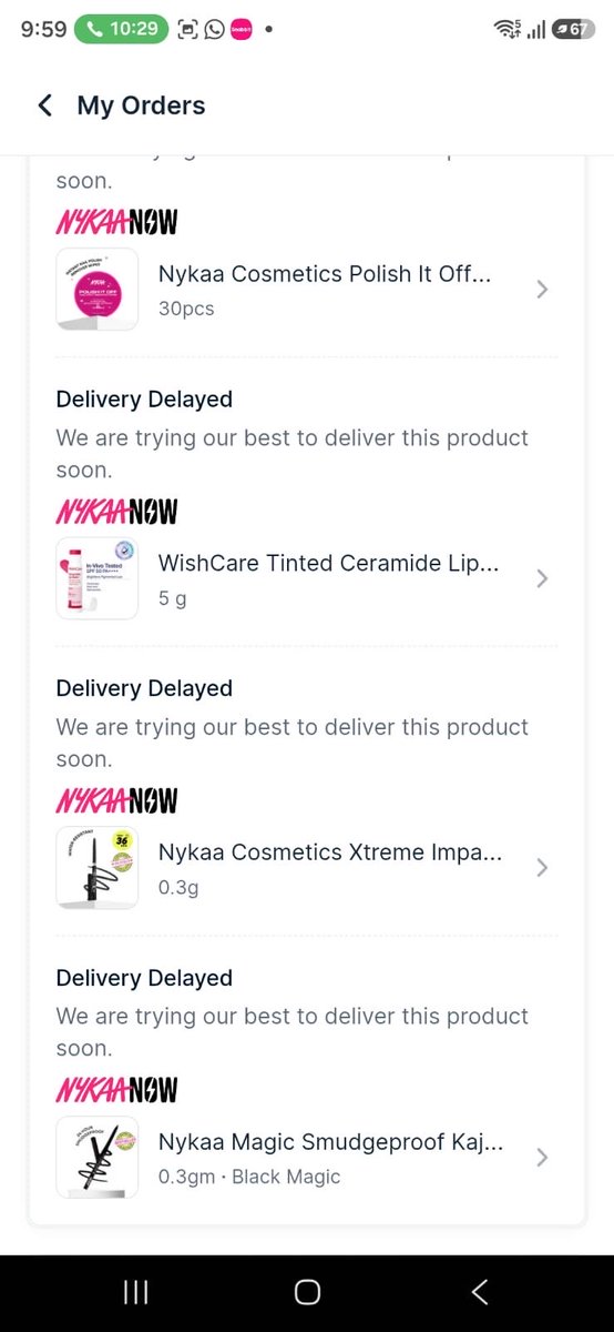 tweet2amit's tweet photo. @MyNykaa @falguninayar @Laneige_kr @karishma_kakes #worst #mentalagony Promised delivery of 2 hrs for prepaid order but undelivered even after 36hrs. Calls to customer care takes life time, executives are least bothered. Nykaa not processing the refund. Worst experience till date https://t.co/0XMRsTrHRQ