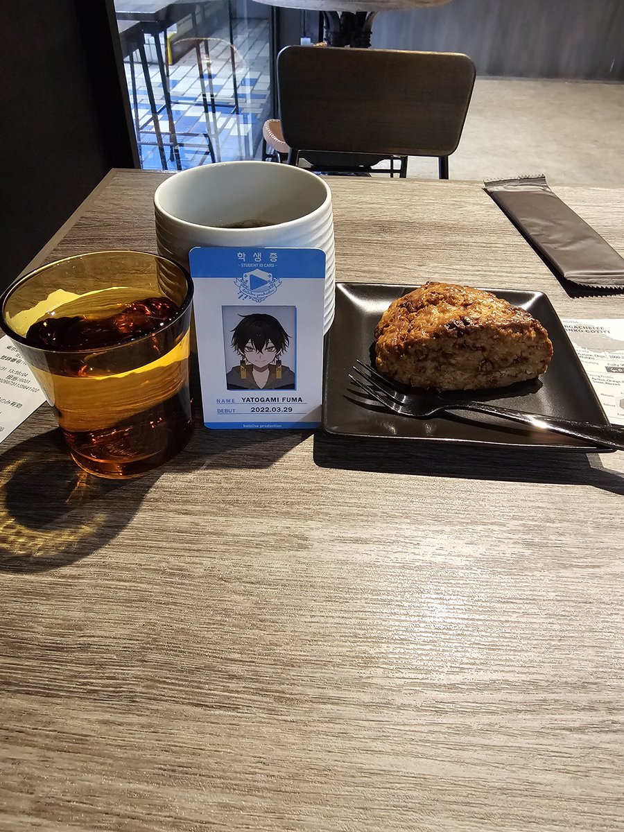 Soul12kyo's tweet photo. コーヒー好きなふまくんグッズと一緒に
#夜十神封魔 https://t.co/BJsddWdK3g