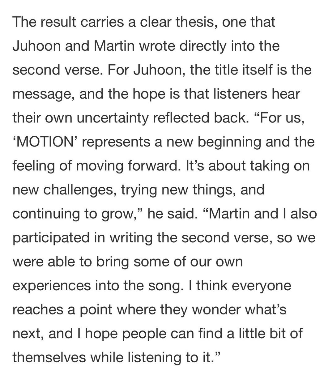 jwhaneul's tweet photo. จูจิ๋วมานมีส่วนร่วมคอมโพสกะเนื้อเพลง motion ด้วยอ่าเดือดๆ แล้วน้องจูกะมะตินเขียนเนื้อเพลงเวิส 2 ซึ่งมาจากประสบการณ์ส่วนตัวด้วย ที่พูดถึงการเริ่มต้นใหม่🤩

🐢 สำหรับพวกเรา motion หมายถึงการเริ่มต้นครั้งใหม่และความรู้สึกของการก้าวเดินไปข้างหน้า มันคือการกล้าลองสิ่งใหม่ๆ และท้าทายตัวเอง รวมถึงการเติบโตและพัฒนาอย่างไม่มีที่สิ้นสุด เกิดขึ้นจากการเผชิญกับความท้าทายเหล่านั้น

ฮรืออออร้องไห้ภูมิใจในตัวมานอะ โกลปีนี้บอกจะทำบีทเยอะๆ ทำแล้วเอามาโชว์อีกนะลูกน้องจู🤘🏻😭💖

#JUHOON #주훈 #CORTIS #코르티스