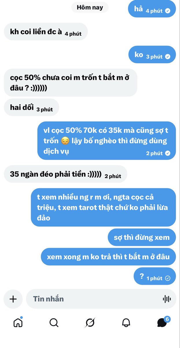 thzy8499's tweet photo. nếu mấy ông ko tin mấy ông có thể ko xem, tui thuận mua vừa bán chứ chả ép j ai, nch thiếu tôn trọng quá đi mất 😔 https://t.co/2uRjvmSoKa