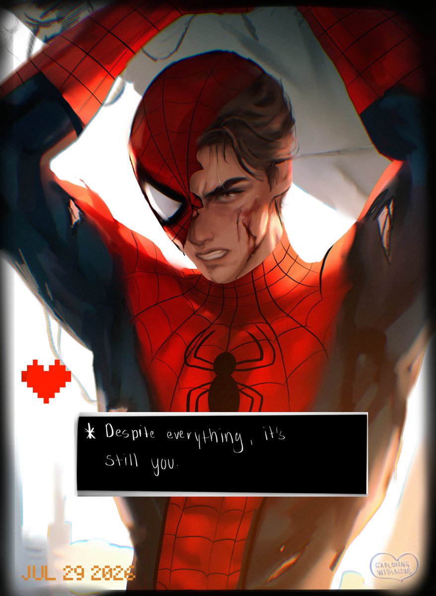 ExploringWlexus's tweet photo. its                                                    despite everything,  
you.                                                 its still you.

#Spiderman https://t.co/mIFI19w5Yf