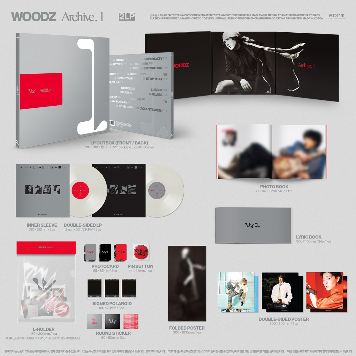 c_woodzofficial's tweet photo. WOODZ [Archive. 1] LP 예약 판매 안내

📆 판매 : 26.08.03 (MON) 5PM (KST) - 26.08.12 (WED) (KST)
📆 발송 : 26.09.07 (MON)부터 순차 배송
📍 판매처 : made EDAM

🔗 https://t.co/RZIBOuFvKB
🔗 https://t.co/VGUecKderK

#WOODZ #우즈
#Archive1 https://t.co/j0Q3mVTmD6
