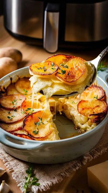 notreterroir's tweet photo. Le gratin dauphinois. L’art d’atteindre le sublime avec presque rien. Et le théâtre d’un dogme culinaire inflexible.

Sa naissance officielle est inscrite dans les archives : le 12 juillet 1788. Charles-Henri, duc de Clermont-Tonnerre et lieutenant général du Dauphiné, offre un banquet aux officiers de Gap. Sur la table des notables apparaît un plat populaire retravaillé : des lamelles de pommes de terre cuites dans le lait et la crème. Son nom « gratin dauphinois » est consigné par écrit.

Depuis, la région défend sa recette avec une orthodoxie quasi religieuse. Pas de fromage. Pas d’œufs. Y ajouter du gruyère ou de l’emmental n’est pas une variante : c’est un sacrilège qui le transforme en gratin savoyard.

La magie repose sur une technique stricte. Les pommes de terre sont tranchées finement, jamais lavées après la coupe. L’amidon de surface est le seul liant autorisé. Un plat en terre cuite est frotté à l’ail, puis garni des tubercules, de lait entier, de crème fraîche, de sel, de poivre et d’une pointe de muscade. À feu doux plus d’une heure, la crème réduit, l’amidon confit la chair, et la croûte dorée se forme seule, sans artifice.

Né à la veille de la Révolution, il a traversé les siècles sans changer son contrat. La grande cuisine ne réside pas toujours dans la complexité. Parfois, elle tient dans le refus du superflu.
