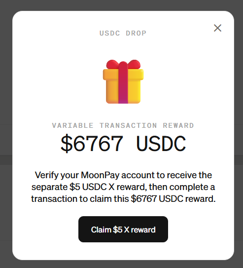 EcstaticDegen's tweet photo. @moonpay yea bruh i knew i wasnt getting it wen i saw ts https://t.co/3ajL04gZB5