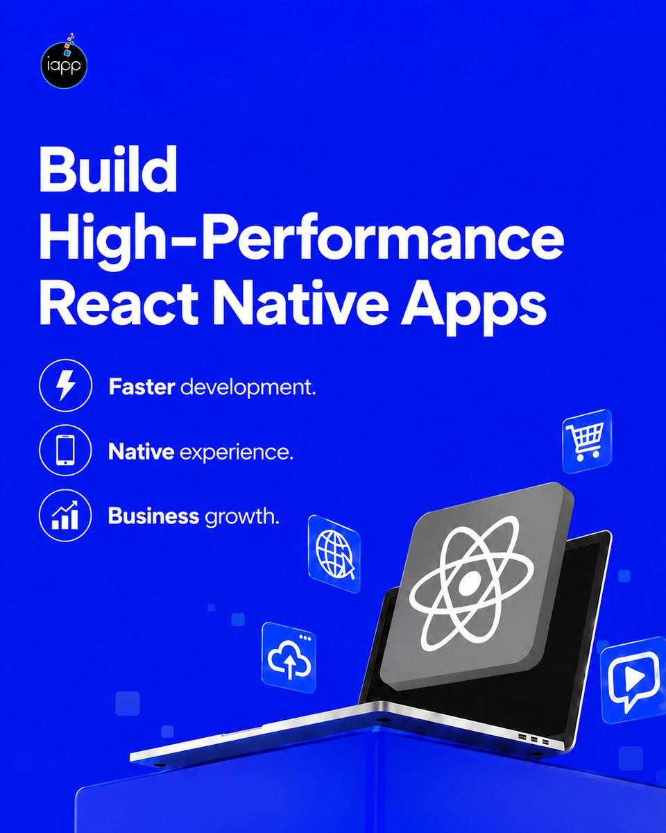 iAppTech_LLP's tweet photo. Build once. Reach everywhere.  
High-performance React Native apps for faster growth.
#ReactNative #MobileAppDevelopment #CrossPlatform #AppDevelopment #TechInnovation #BusinessGrowth #iAppTechnologies https://t.co/un9kqBUEyo