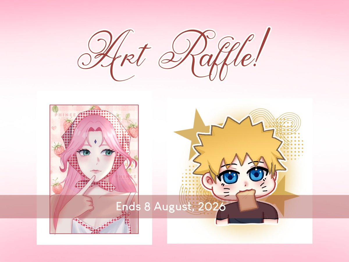 loovetus's tweet photo. ART RAFFLE TIMEE! ₍^ >ヮ<^₎ .ᐟ.ᐟ
Happy 300+ folls! I'm opening art raffle to celebrate! 💕

2 winners will get:
୨ৎ – 1 bust up full render 
୨ৎ – 1 chibi bust up full render

Rules: 
✧ Like &amp; RT this post
✧ Follow (optional) 
✧ Drop your oc/any character you want! https://t.co/VEWhLcV6ch