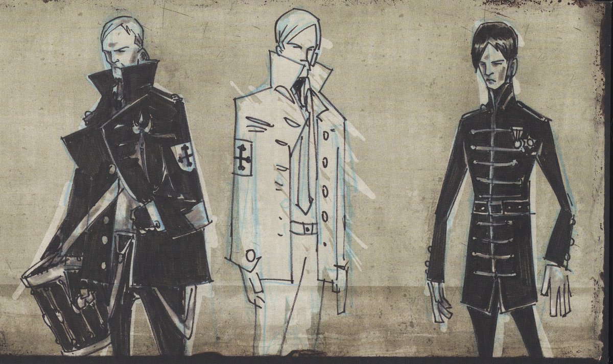 skeletoncrevvs's tweet photo. selected scans from 'the black parade,' limited edition velvet boxset, 2006.

concept art by gerard.

my scans. https://t.co/hdSbLRs46V