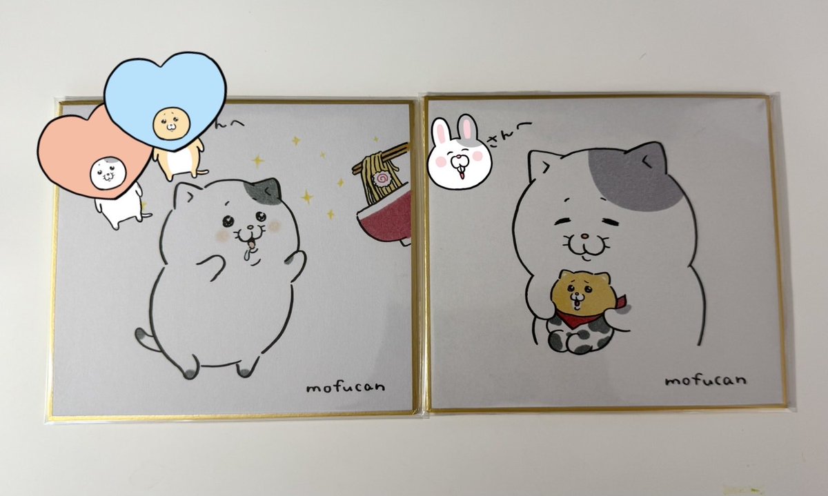 peroty6e's tweet photo. ポンちゃんクラファンで描いた色紙は載せてもいいかしら？
問題あればご連絡ください🙇‍♀️ https://t.co/eSJSUCN9TO